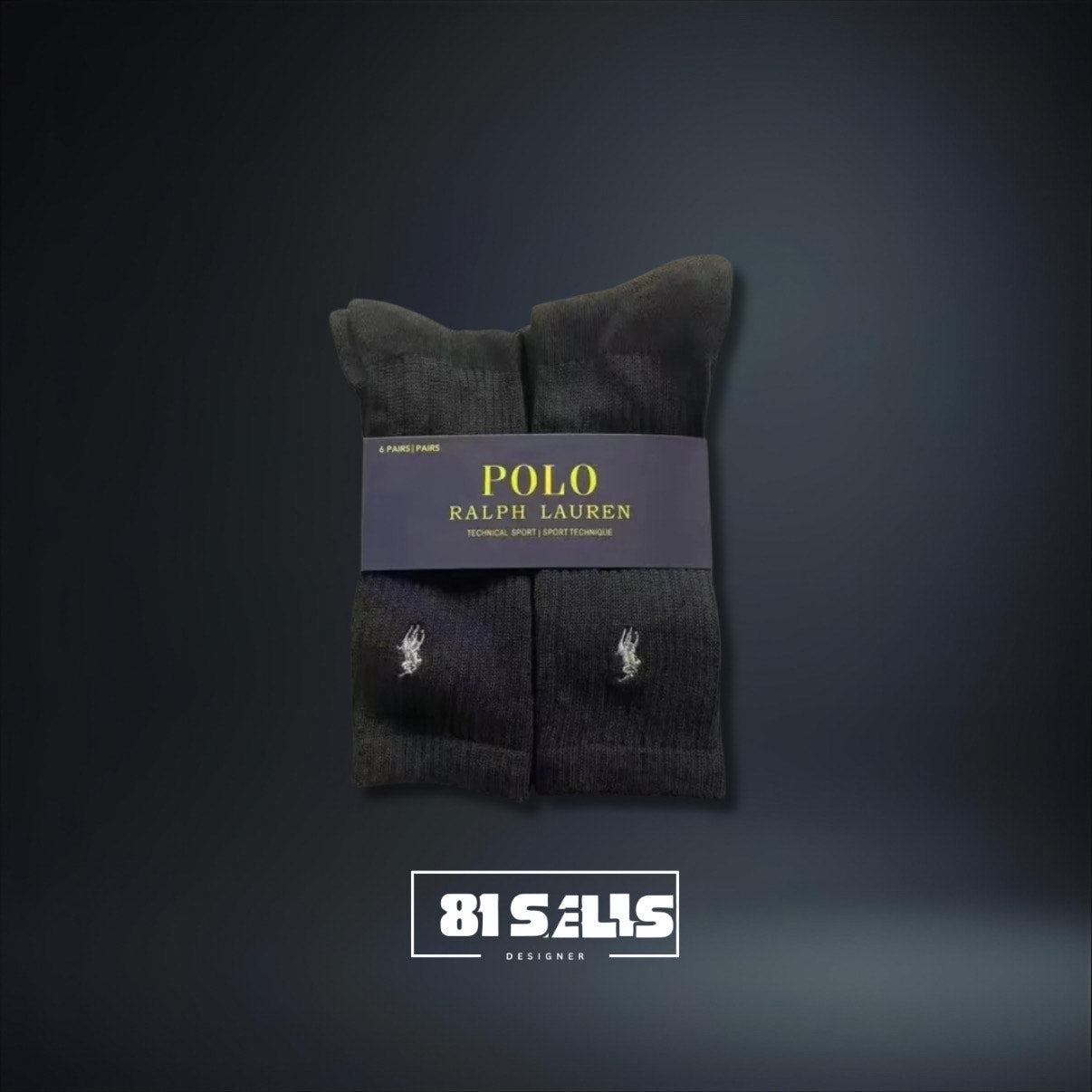 Classic Rib Long Socks (6 Pairs)